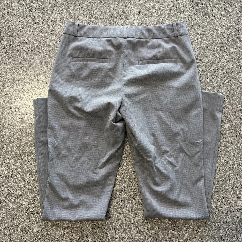 Banana Republic Pants Womens 00 Petite Ryan Low Rise Slim Fit Ankle Wool Grey - Picture 3 of 5
